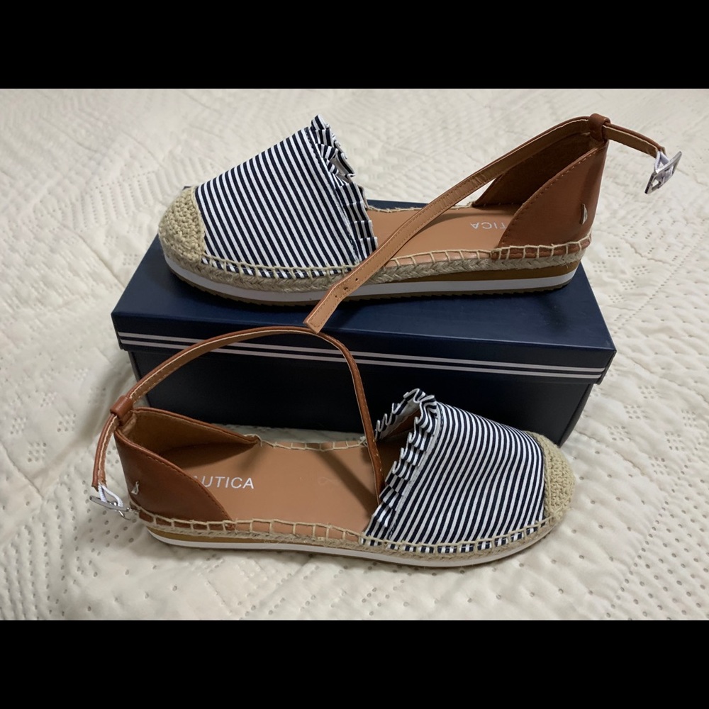 New No Tag Nautical Size 8 Espadrille